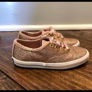 Keds - Kate Spade rose gold/pink toddler sneaker